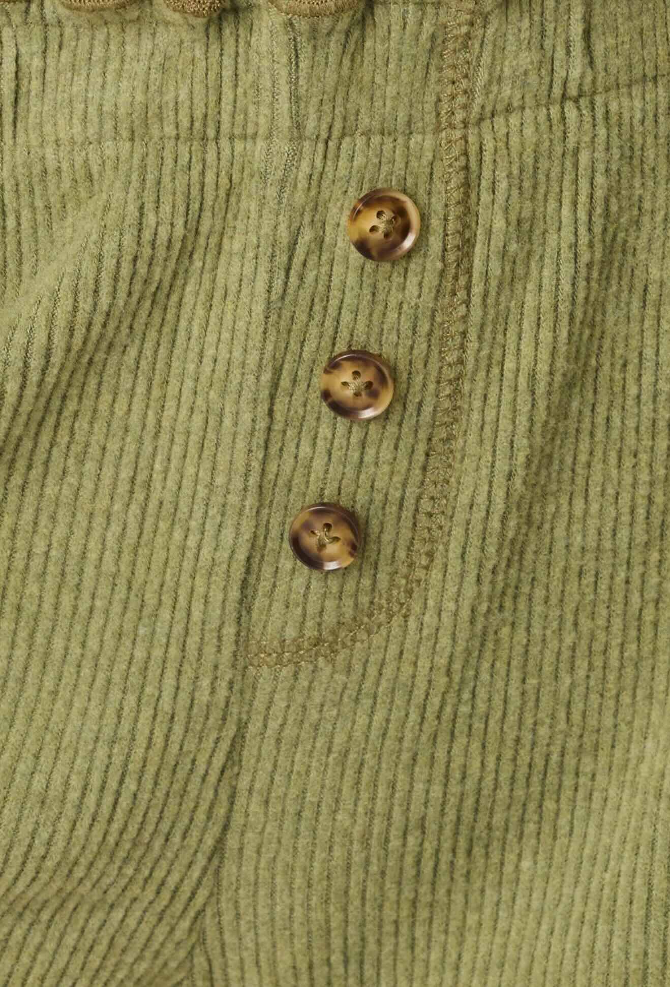 Soft Olive Rib Knit Lounge Short