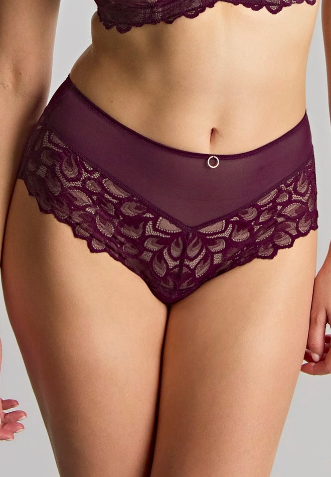 Allure deep brief - plum
