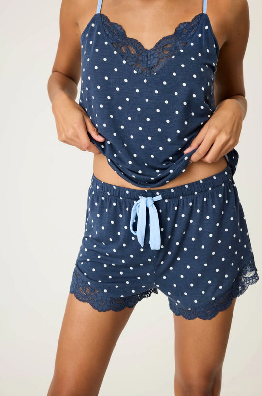 Polka Dot pajama short set