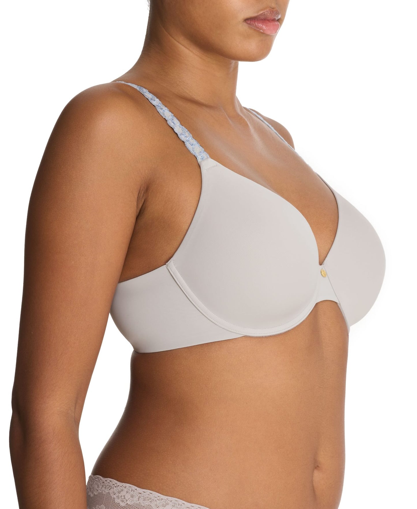 Pure Luxe contour underwire bra - vapor/misty blue