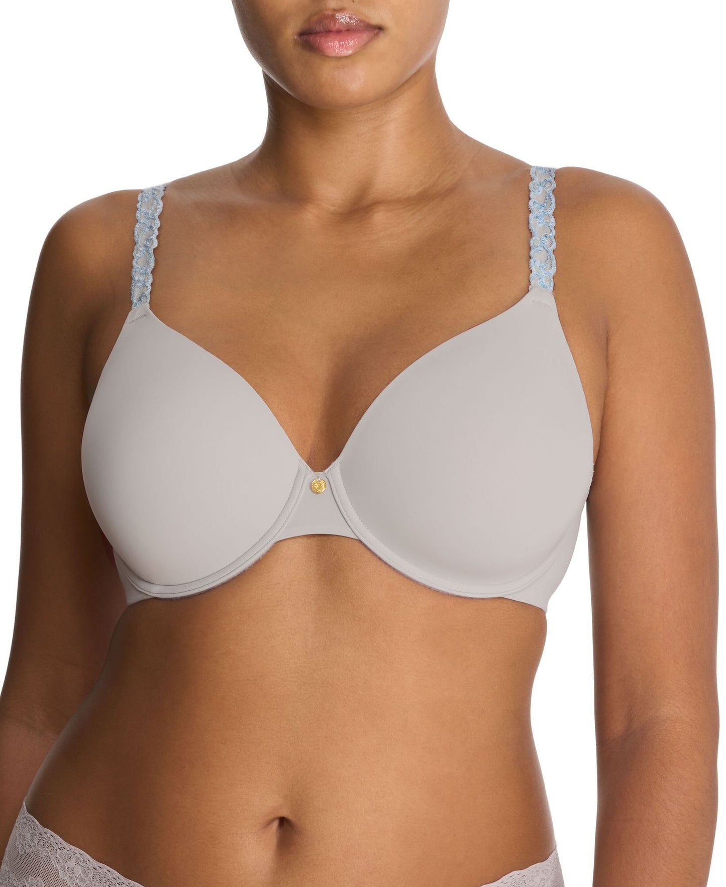 Pure Luxe contour underwire bra - vapor/misty blue