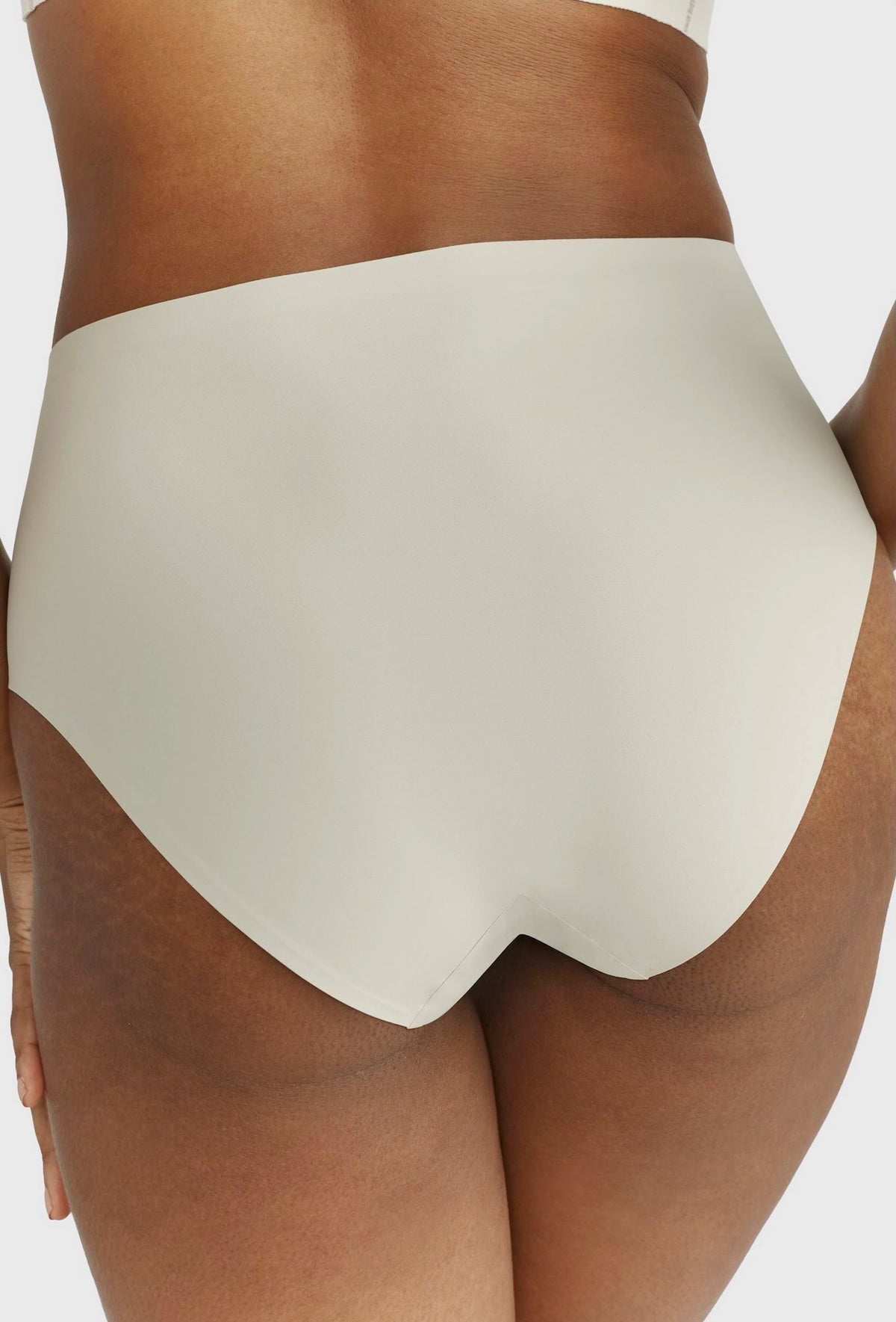 High-waisted retro bikini - aloe