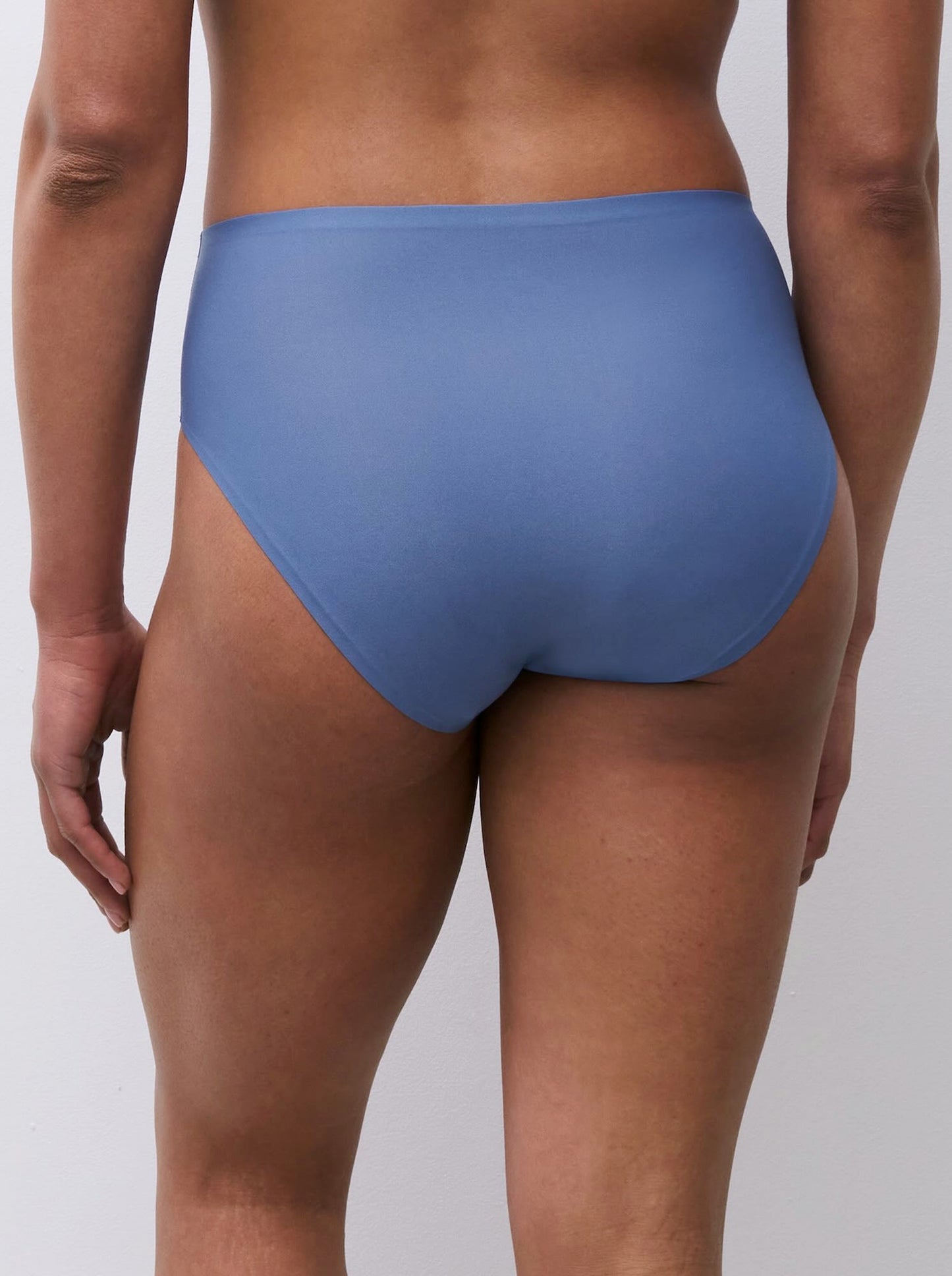 Soft Stretch hi cut brief - ocean blue