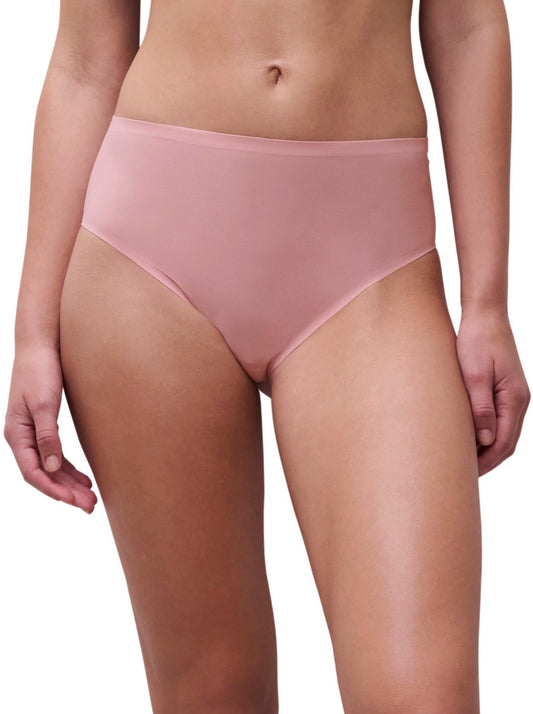 Soft Stretch hi cut brief - rose sable