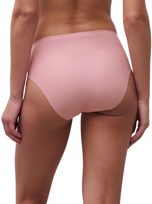 Soft Stretch hi cut brief - rose sable