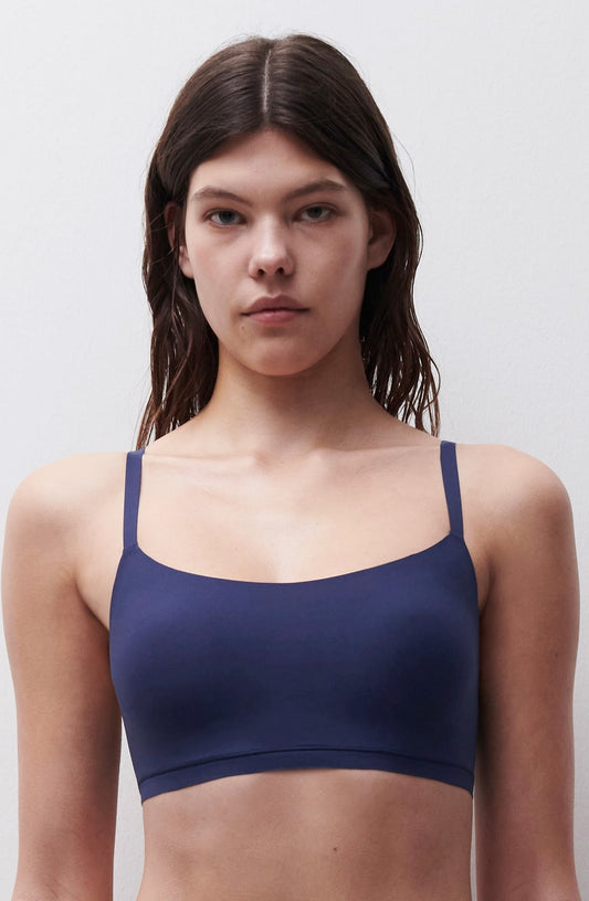 Soft Stretch scoop bralette - marine blue