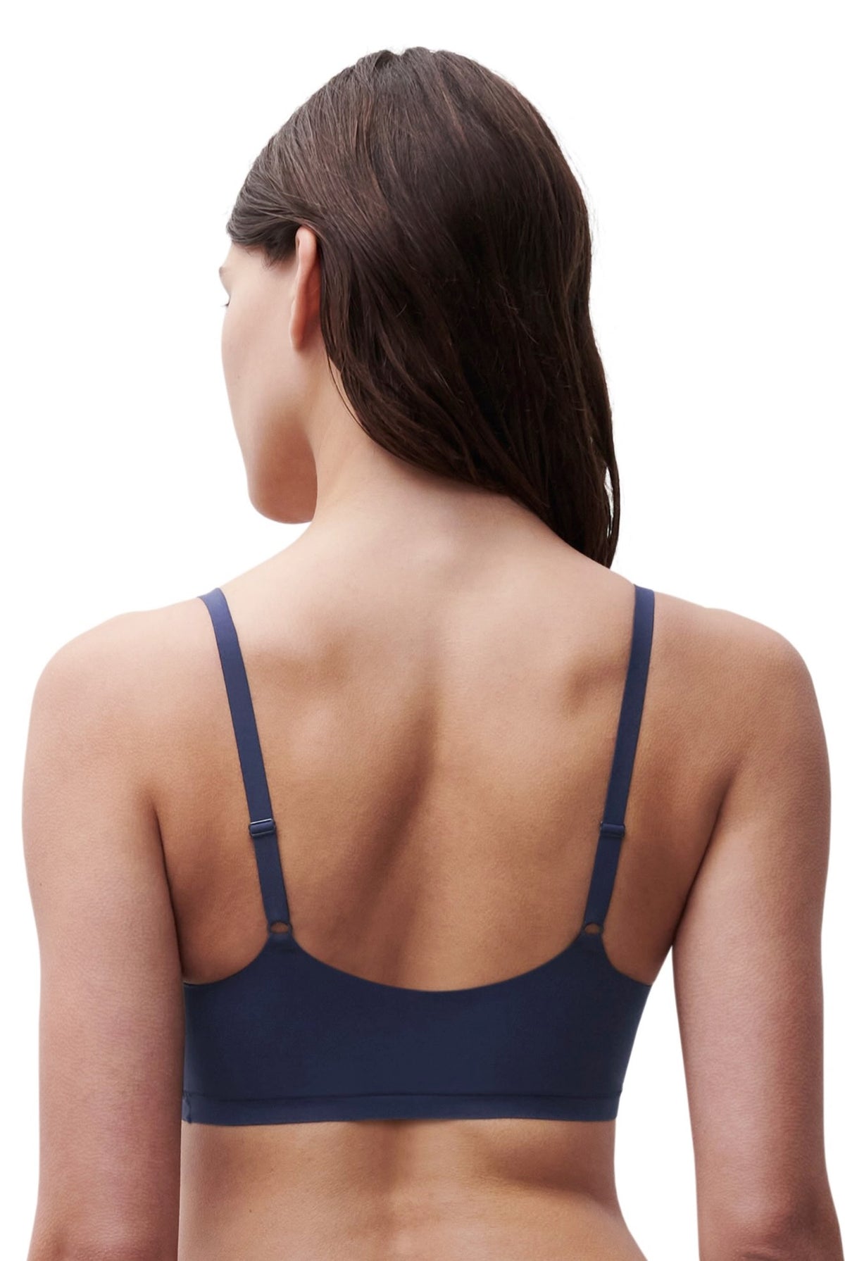 Soft Stretch scoop bralette - marine blue