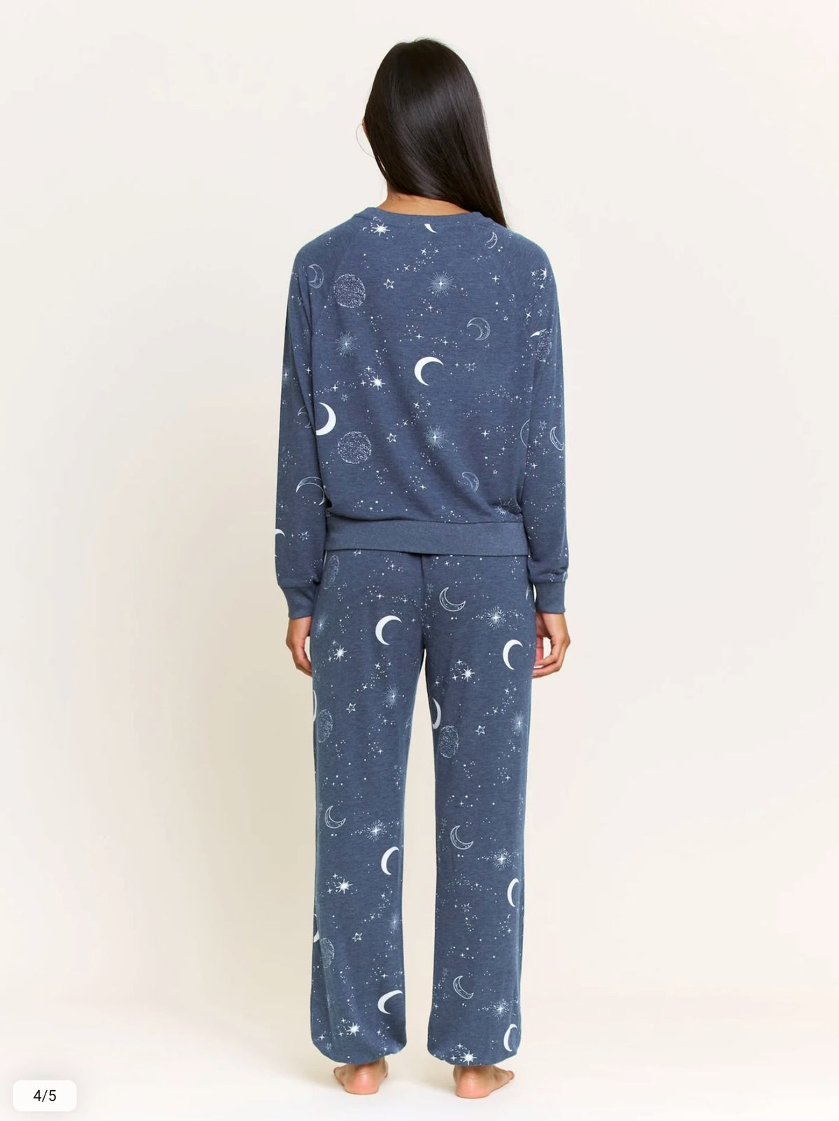 Star Seeker long pajama set - nightshade lunar skies