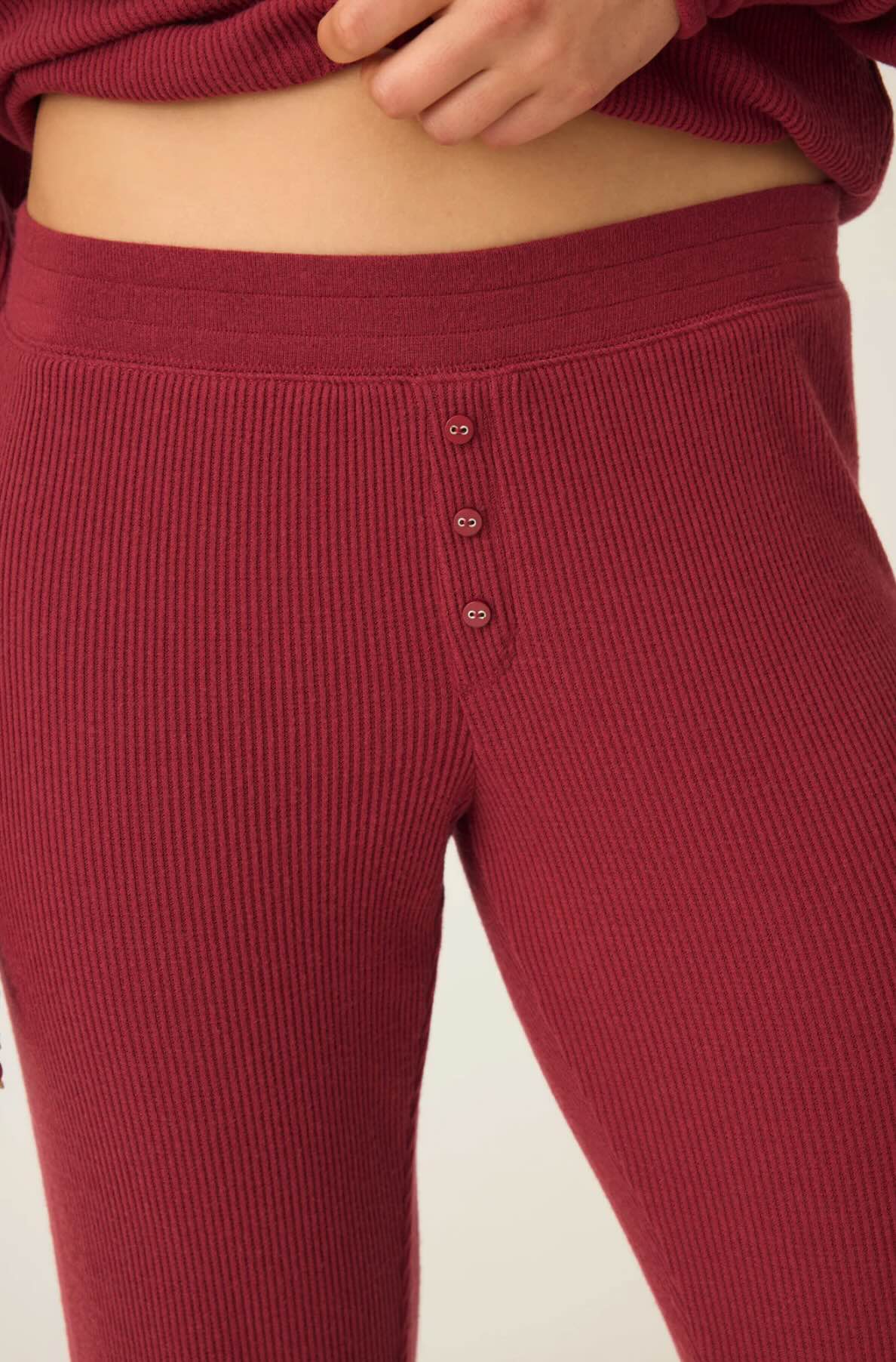 Textured Essentials pant - port