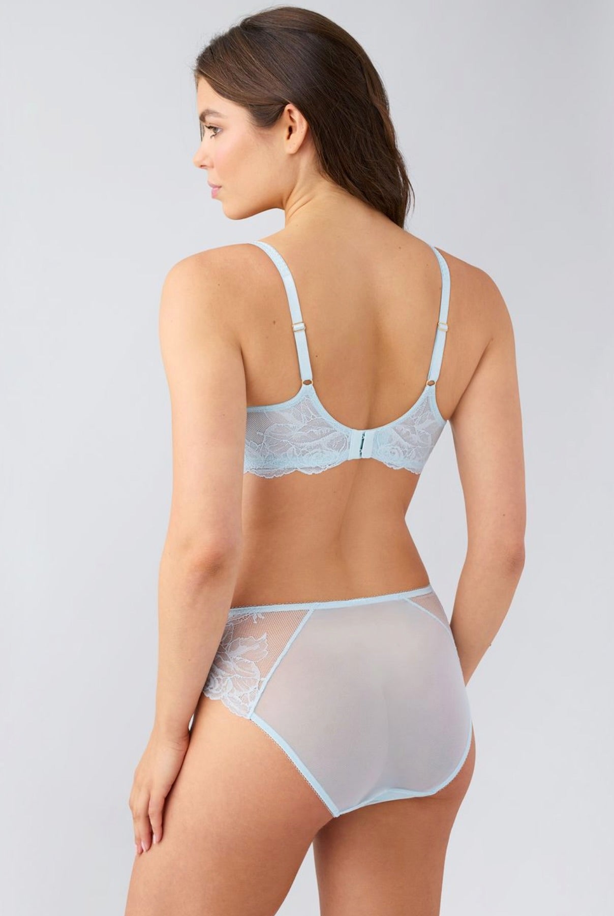 Vivid Attraction bralette - soft sky