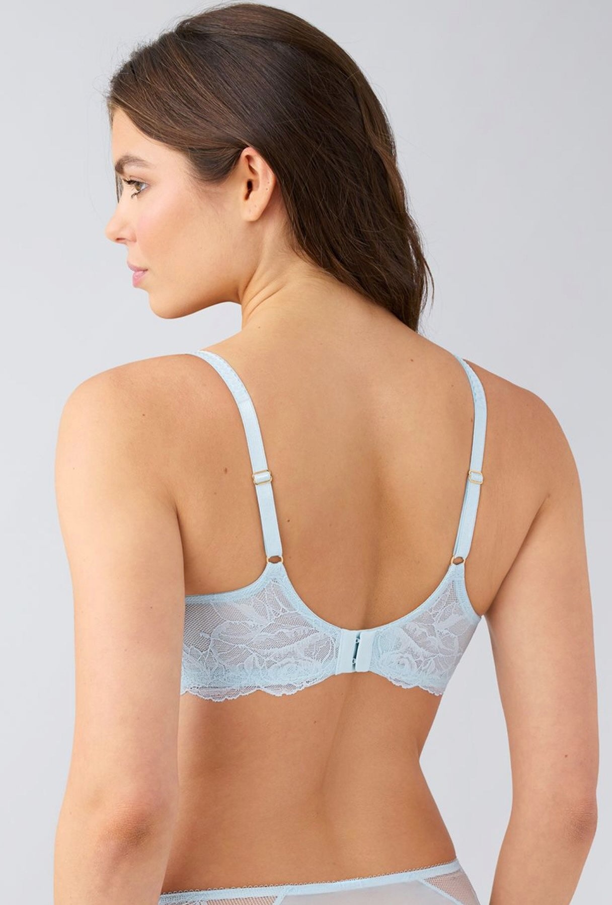 Vivid Attraction bralette - soft sky