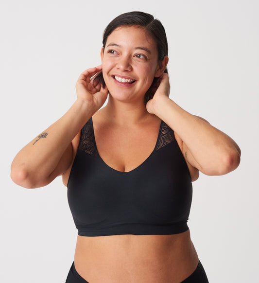 Soft Stretch Padded Lace bra top